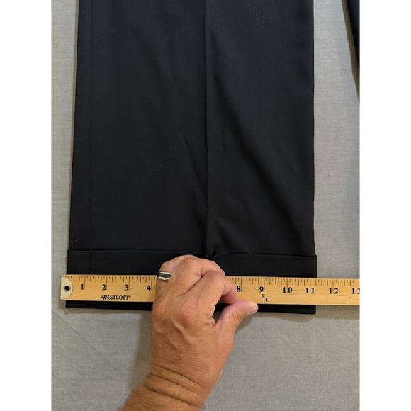 Stella‎ McCartney Pants Womens 40 Black Chino Wide Leg Ladies 30x30. - Picture 13 of 13